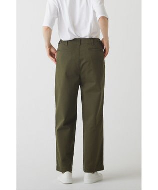 caqu M45 old chino ややゆったりテーパードチノ olive