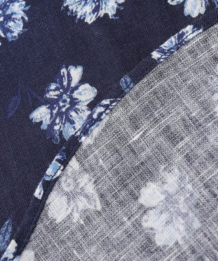 JOSEPH ABBOUD 【麻100％・軽い・涼しい】モイスチャー リネン シャツ ネイビー系6