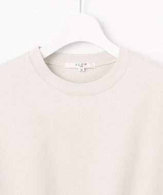 23区 【SLOW/WEB限定】コンパクトインレー フレンチスリーブ カットソー オイスター