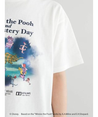 Green Parks Ｗｉｎｎｉｅ　ｔｈｅ　Ｐｏｏｈ／ラメプリント半袖ＴＥＥ Off White