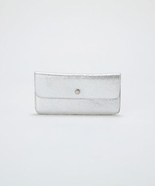 TOPKAPI 【Breath TOPKAPI】ELAN エラン シュリンクレザー 長財布 /10ポケット/薄型/軽量 シルバー