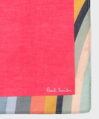 Paul Smith Swirl Edge Color Block ハンカチ ピンク