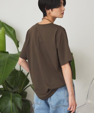 AMERICAN HOLIC 【マルチ機能】カレッジロゴＴシャツ Brown