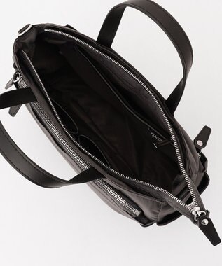 Y'SACCS ポリエステルツイル 2WAYトートバッグ ダークグレー