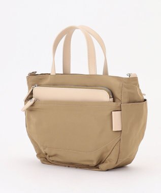 Y'SACCS ポリエステルツイル 2WAYトートバッグ ベージュ