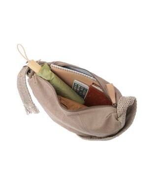 genten アマカ ショルダーバッグ小 グレー