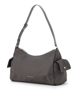 TOCCA IN CREADLE NYLON BAG Ｍ ワンショルダーバッグ ライトグレー系