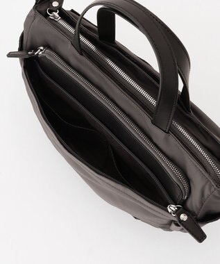 Y'SACCS ポリエステルツイル 2WAYトートバッグ ダークグレー