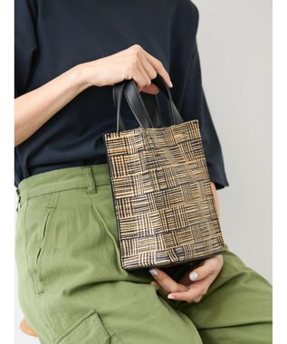 AMERICAN HOLIC 異素材スクエア２ＷＡＹＢＡＧ Black