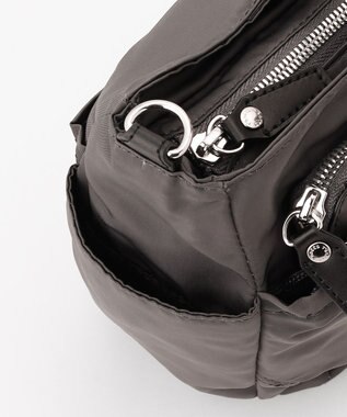 Y'SACCS ポリエステルツイル 2WAYトートバッグ ダークグレー