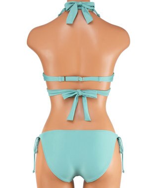 San-ai Resort（三愛水着楽園） 【SALE】ナチュラルだけどしっかり盛れる【ナチュラルアップブラ】　ノンワイヤービキニ　7M・9M　【San-ai Resort（サンアイリゾート）】 グリーン