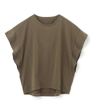 UNFILO フレアスリーブ Tシャツ カーキ