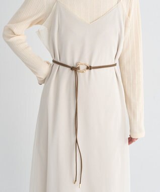 earth music&ecology ニュアンスバックルサッシュベルト