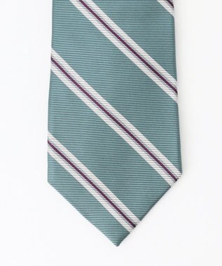 J.PRESS MEN 【JAPANESE TWILL STRIPE COLLECTION】ツイルストライプ ネクタイ ターコイズブルー系2