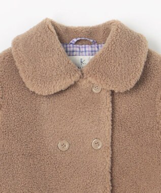 組曲 KIDS 【110-140㎝】スライバー ピーコート ブラウン