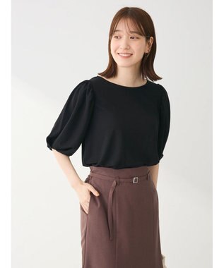 Green Parks 袖ボリュームカノコプルオーバー Black