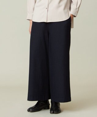 J.PRESS YORK STREET 【WOMEN】ワイドパンツ ネイビー系