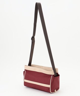 Y'SACCS トラベル ホライズンショルダー ダークレッド