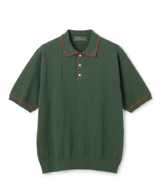 J.PRESS MEN 【WEB・一部店舗限定】Blancket Stitch Knit Polo