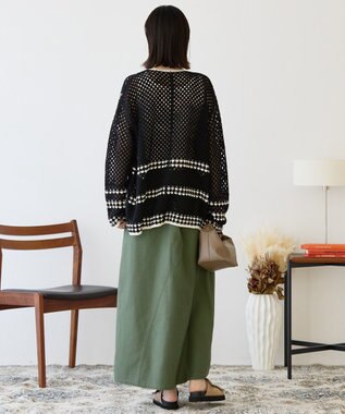 AMERICAN HOLIC クロシェカーディガン Black