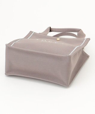 TOCCA 【WEB限定】TABLEAU BAG キャンバスバッグ ライトグレー系