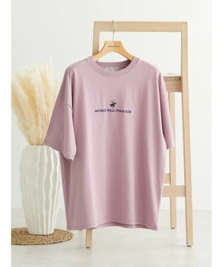 AMERICAN HOLIC Ｂ．Ｈ　ＰＯＬＯ　ＣＬＵＢ　フロントロゴ刺繍　ＴＥＥ Pink