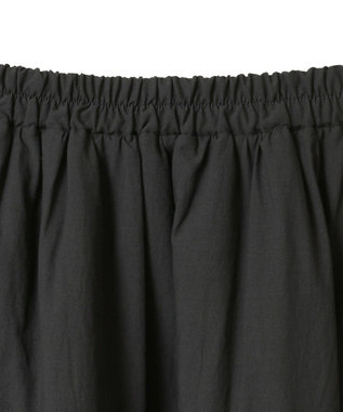 earth music&ecology ピンタックティアードミディスカート Black