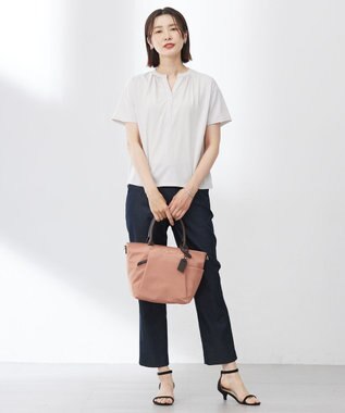 J.PRESS LADIES 【WEB限定】2wayナイロン Midium トート バッグ ピンク系