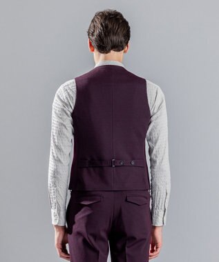 JOSEPH HOMME ウーステッドモックロディ　ジレ ワイン系