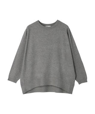 CRAFT STANDARD BOUTIQUE とてもちクルーネックニットプルオーバー Gray Mixture