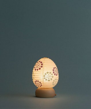 ちょうちん堂 【きもち】EGAO 紫陽花 ちょうちん ライト ホワイト