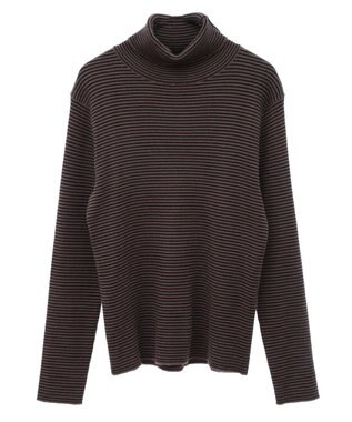 AMERICAN HOLIC バイパチリブタートルネックニットプルオーバー Red