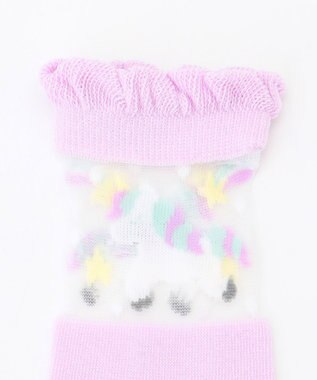 ANY KIDS 【3点セット】ソックス （ユニコーン） ラベンダー