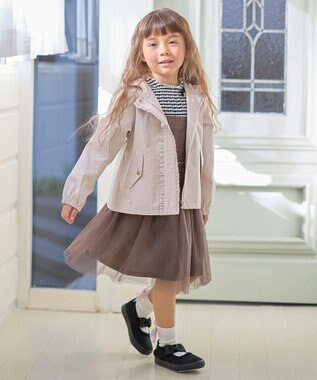 ANY KIDS ガーリー マウンテン パーカー ミルキーベージュ