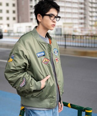 WEGO 【ユニセックス着用ITEM】パテッドワッペンMA－1 カーキ