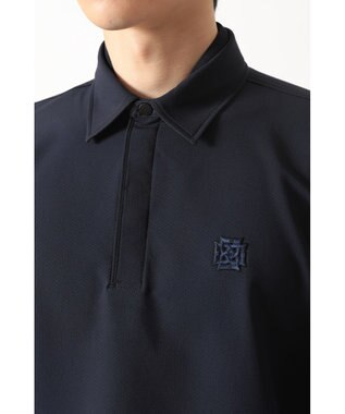 DAKS ダブルカラー スポーティーポロ ネイビー