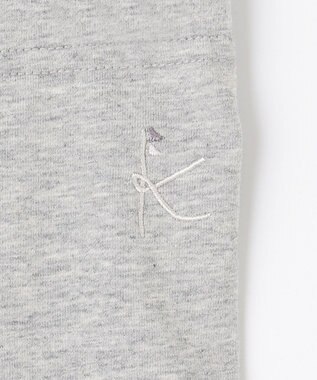 組曲 KIDS 【110-140cm】ストレッチ天竺レギンス（７分丈） グレー系