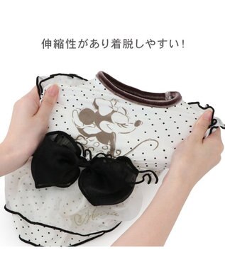 PET PARADISE ディズニー ミニーマウス クール ワンピース 《ドット柄》 小型犬 ホワイト