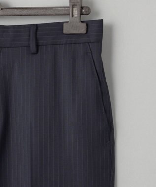 GOTAIRIKU 横に伸びる【TasmaniaWool/タマニアウール】ストレッチ スーツ（ネイビーストライプ） ネイビー系1