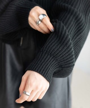 WEGO ダブルジップショートカーデ ブラック