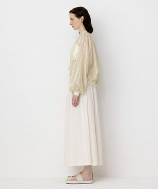 NAVE 【Nave・洗える】ドライタッサー スカート ホワイト系