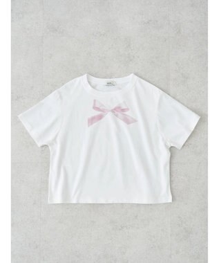 earth music&ecology アソートリボンＴＥＥ Pink