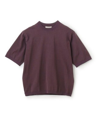UNFILO MENS FINE MOVE クルーネック ニット [24年春夏商品] ボルドー