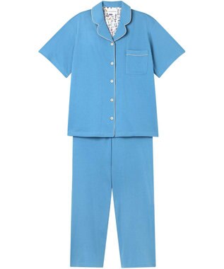 une nana cool 【綿100％】40ハイゲージ天竺半袖パジャマ MADE WITH LIBERTY FABRIC SX