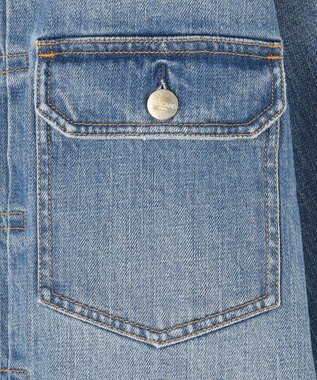 23区 L 【Oggi3月号掲載/RED CARD TOKYO×23区】ショート丈 デニム ジャケット ライトブルー系