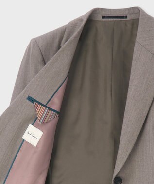Paul Smith カシミアブレンド フランネル ジャケット グレイッシュベージュ