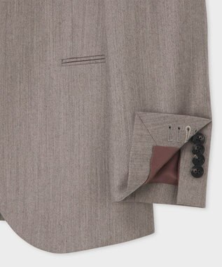 Paul Smith カシミアブレンド フランネル ジャケット グレイッシュベージュ