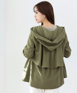 Tiaclasse 【新色追加・洗える】マウンテンフレアパーカー カーキ