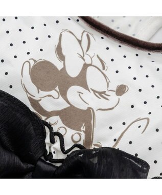 PET PARADISE ディズニー ミニーマウス クール ワンピース 《ドット柄》 小型犬 ホワイト