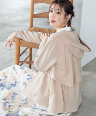 Tiaclasse 【新色追加・洗える】マウンテンフレアパーカー ライトベージュ